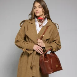 Borsa secchiello pelle con tracolla-The Bridge Clearance