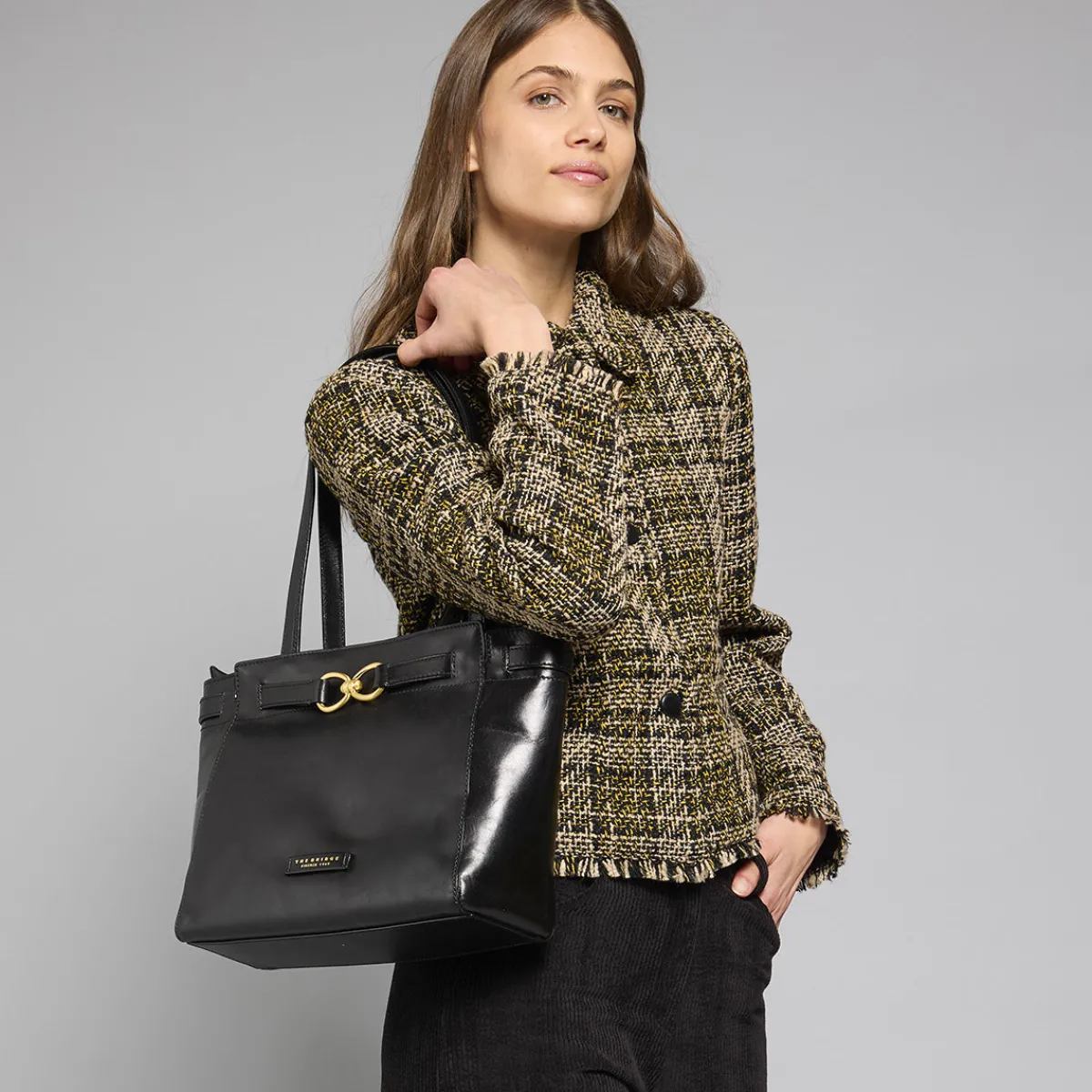 Borsa shopper in pelle-The Bridge Sale