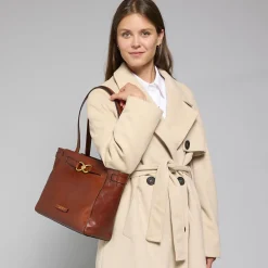Borsa shopper in pelle-The Bridge Sale