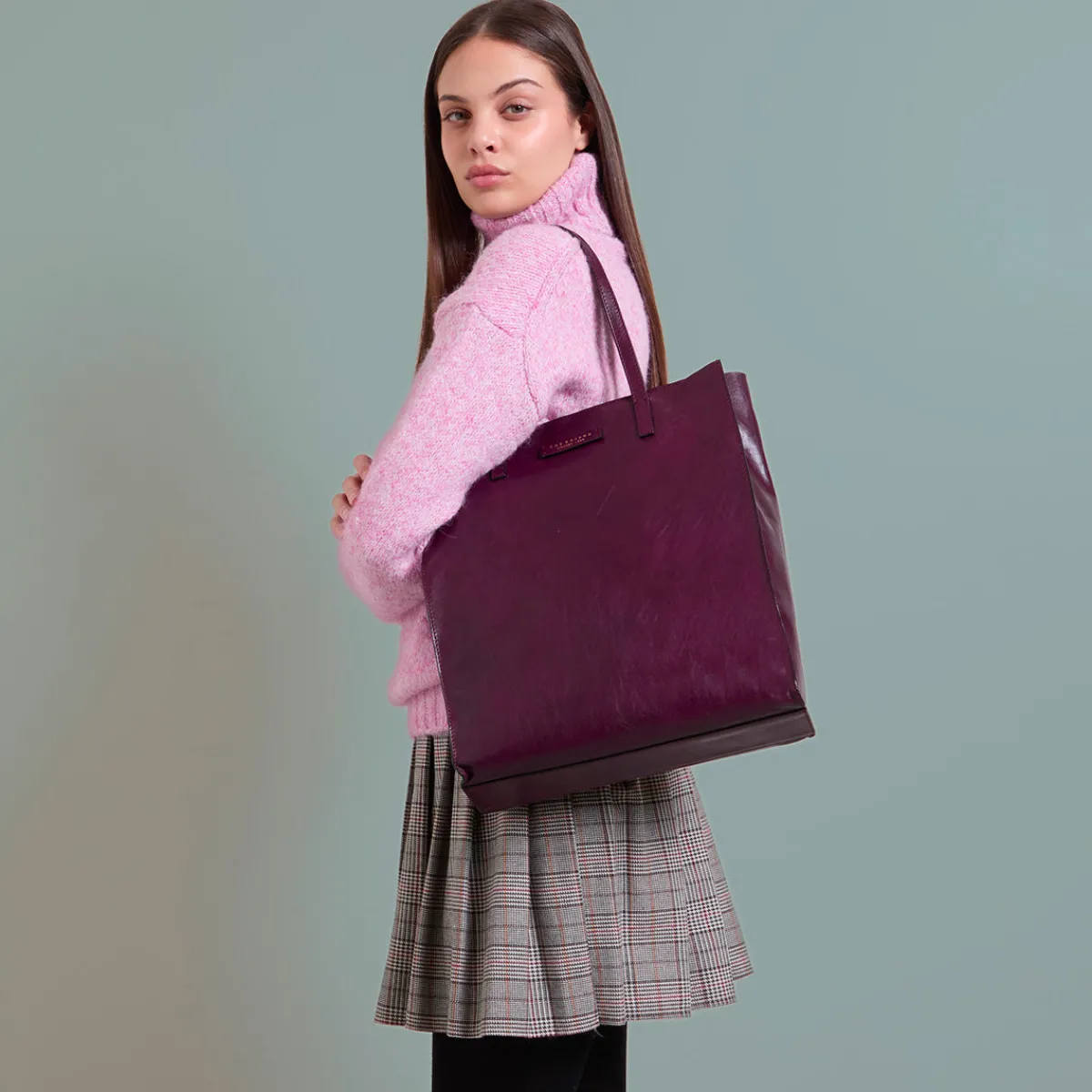 Borsa shopper pelle-The Bridge Sale