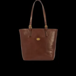 Borsa shopper pelle donna con zip-The Bridge Outlet