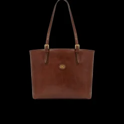 Borsa shopper pelle donna con zip-The Bridge Online