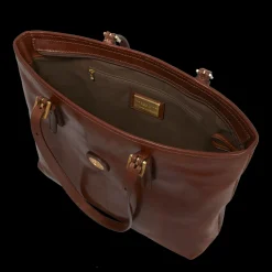 Borsa shopper pelle donna con zip-The Bridge Online