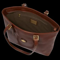 Borsa shopper pelle donna con zip-The Bridge New