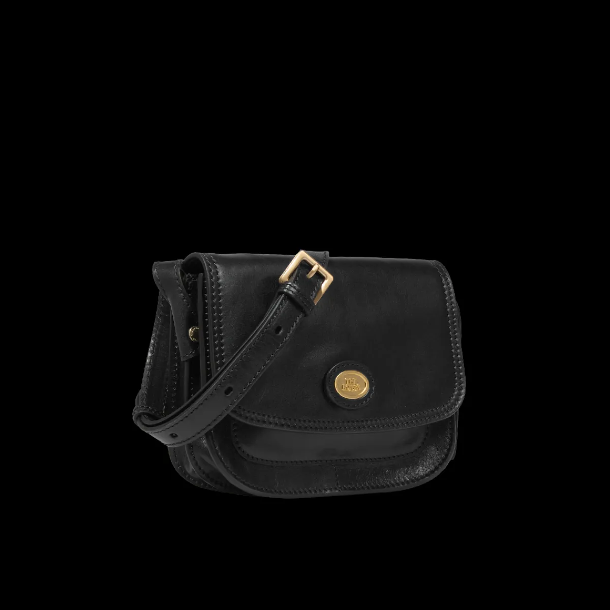 Borsa tracolla in pelle a scomparti small size-The Bridge Sale