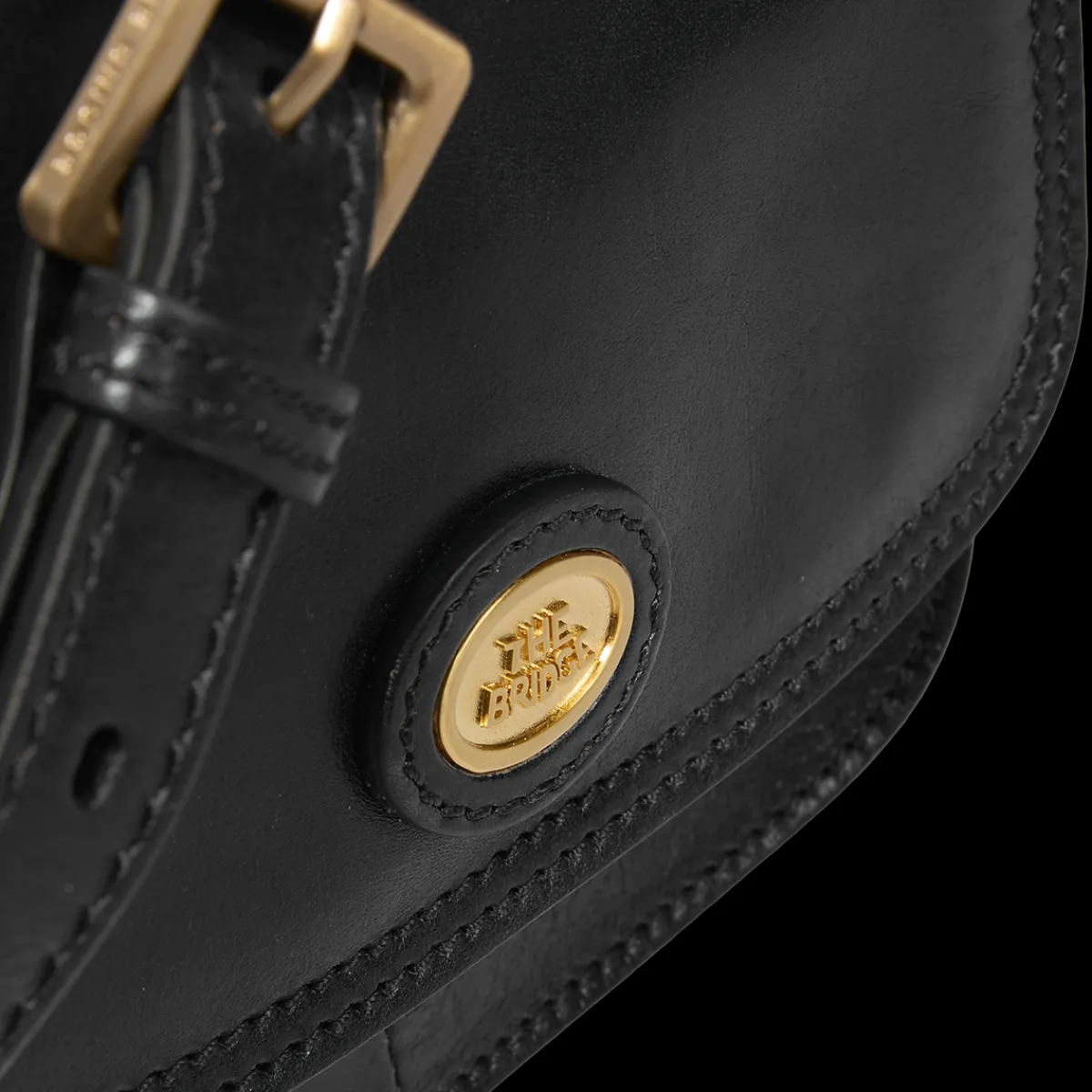 Borsa tracolla in pelle a scomparti small size-The Bridge Sale