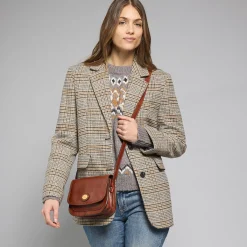 Borsa tracolla in pelle a scomparti small size-The Bridge Clearance