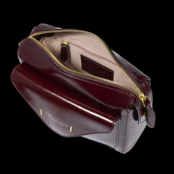 Borsa tracolla in pelle con tasca frontale-The Bridge Hot
