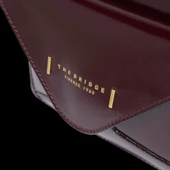 Borsa tracolla in pelle con tasca frontale-The Bridge Hot