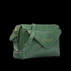 Borsa tracolla in pelle con tasca frontale-The Bridge Best
