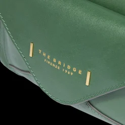 Borsa tracolla in pelle con tasca frontale-The Bridge Best