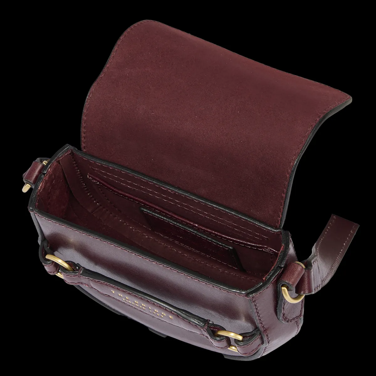 Borsa tracolla in pelle compatta-The Bridge Discount