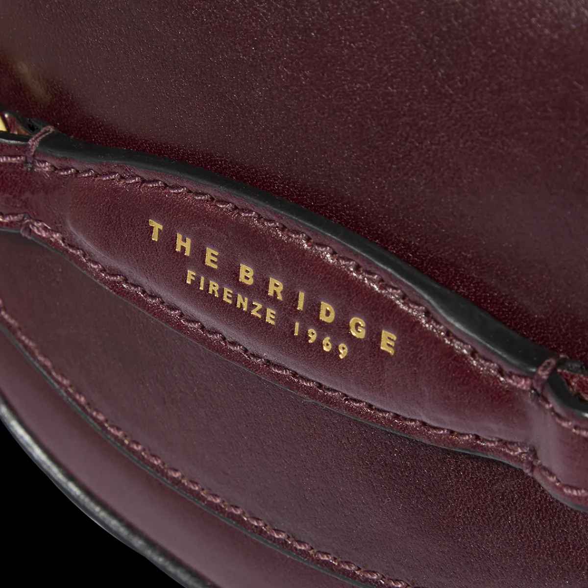 Borsa tracolla in pelle compatta-The Bridge Discount