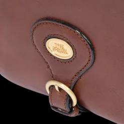 Borsa tracolla in pelle donna con chiusura zip-The Bridge Outlet