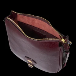 Borsa tracolla in pelle donna con chiusura zip-The Bridge Sale