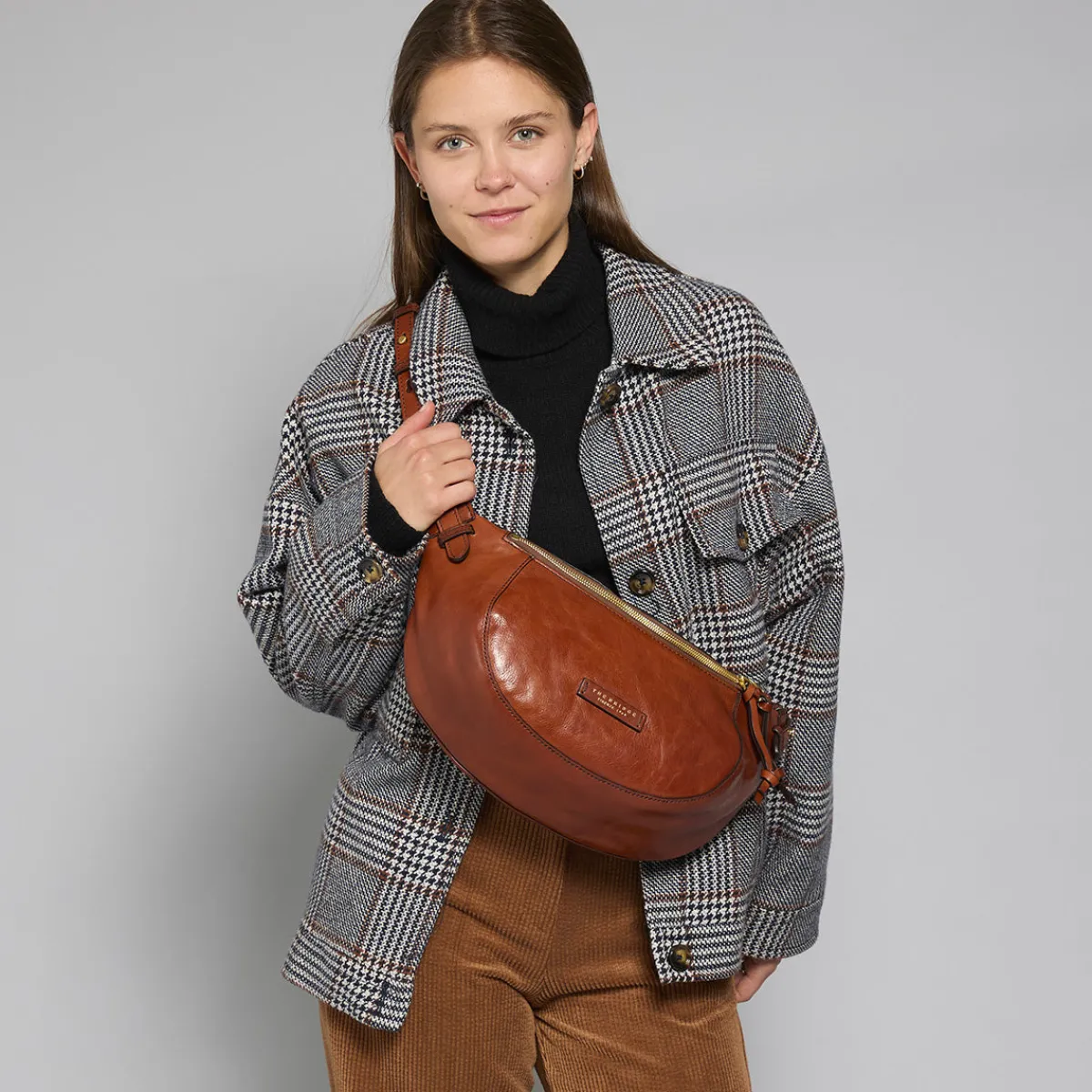 Borsa tracolla in pelle morbida smal size-The Bridge Sale
