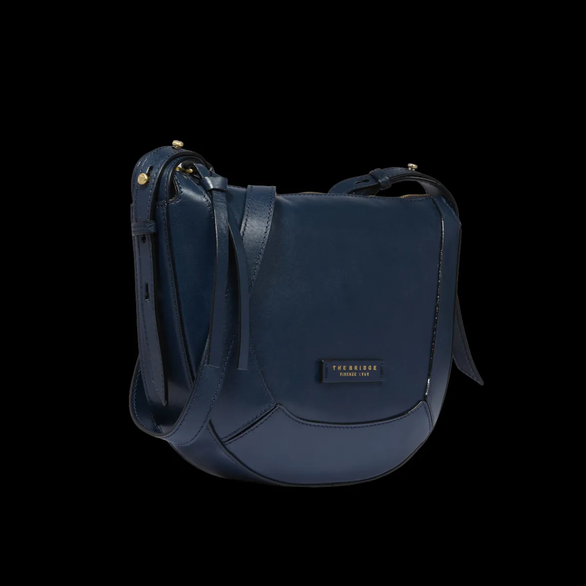 Borsa tracolla in pelle taglia piccola-The Bridge Online