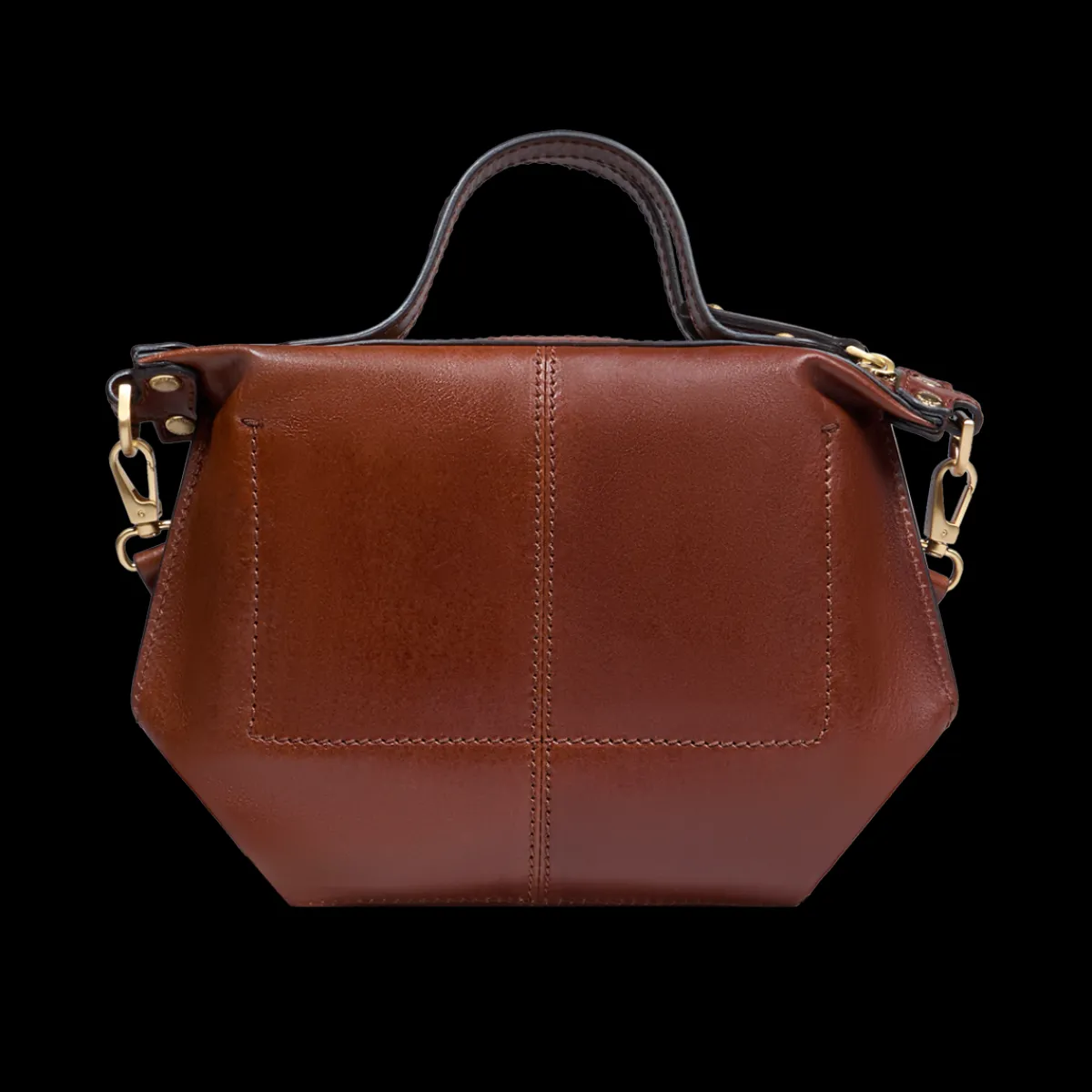Borsa tracolla pelle chiusa con zip taglia s-The Bridge Clearance