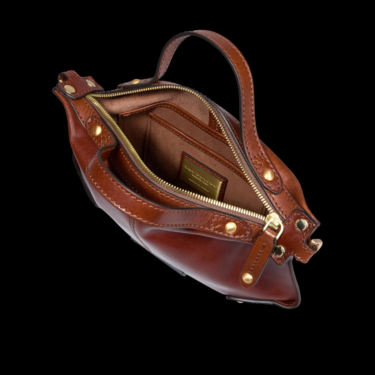 Borsa tracolla pelle chiusa con zip taglia s-The Bridge Clearance