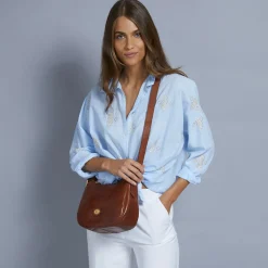 Borsa tracolla pelle chiusa con zip-The Bridge Online