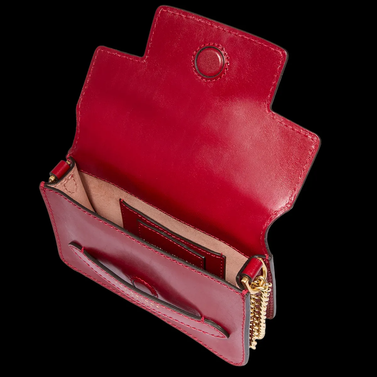 Borsa tracolla pelle con catena-The Bridge Online