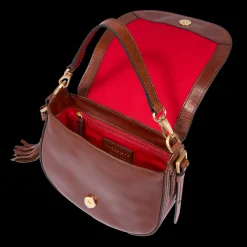 Borsa tracolla pelle con catena-The Bridge Outlet