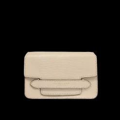 Borsa tracolla pelle con catena stampa lizard-The Bridge Online