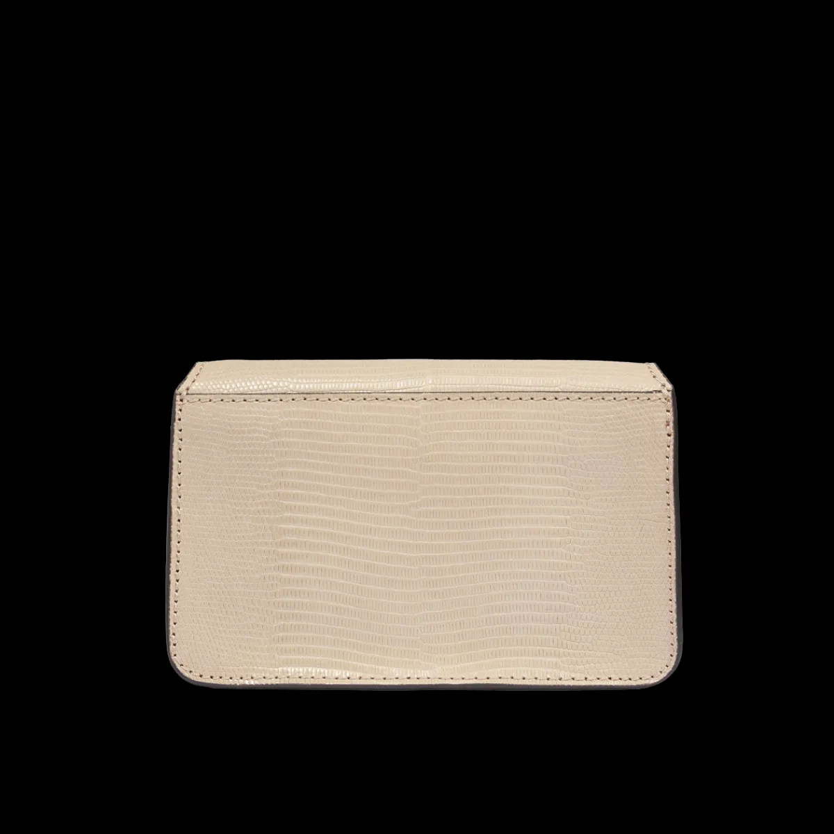 Borsa tracolla pelle con catena stampa lizard-The Bridge Online