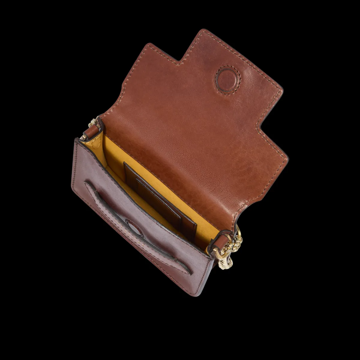 Borsa tracolla pelle con catena-The Bridge New