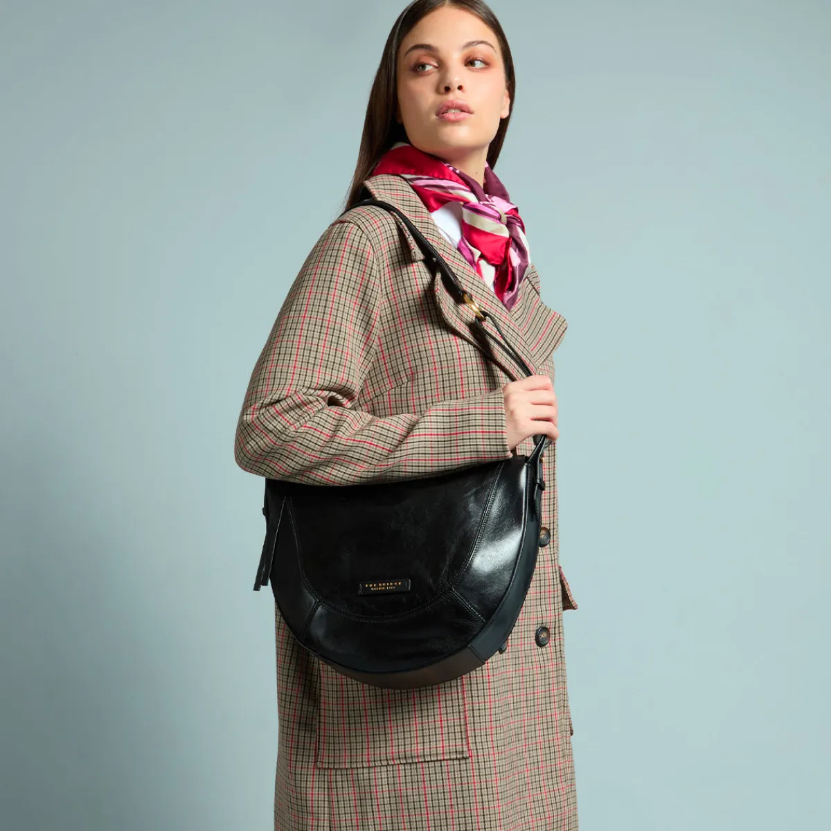 Borsa tracolla pelle taglia grande-The Bridge Outlet
