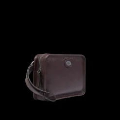 Borsello uomo in pelle con zip-The Bridge New