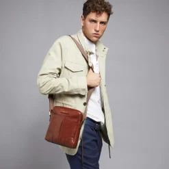 Borsello uomo pelle una zip-The Bridge Hot