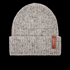Cappello in lana con etichetta in pelle-The Bridge Clearance