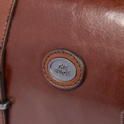 Cartella in pelle con tracolla-The Bridge Discount