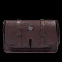 Cartella in pelle con tracolla-The Bridge New