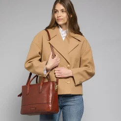 Cartella in pelle donna porta pc-The Bridge