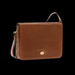 Cartella in pelle uomo con tracolla-The Bridge