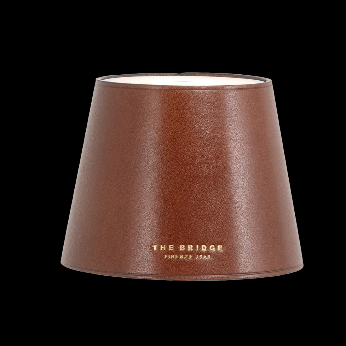 Cover in pelle lampada da tavolo poldina-The Bridge Outlet