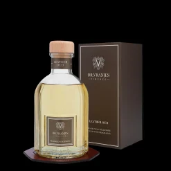 Limited Edition fragranza ambiente Leather Oud (500 ml) ​con disco in pelle-The Bridge Online