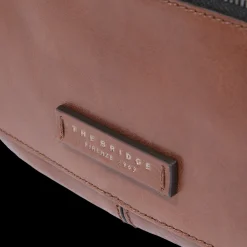 Marsupio uomo in pelle con zip frontale-The Bridge New
