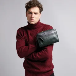 Pochette pelle uomo-The Bridge Hot