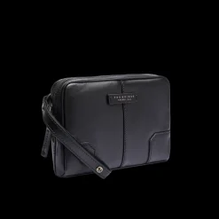 Pochette uomo in pelle con zip-The Bridge Online
