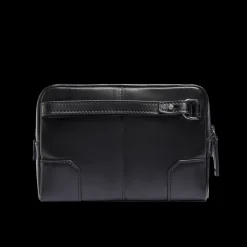 Pochette uomo in pelle con zip-The Bridge Online
