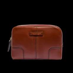 Pochette uomo in pelle con zip-The Bridge