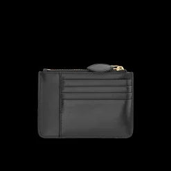 Portacarte in pelle compatto con zip-The Bridge Discount