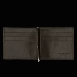 Portacarte in pelle con fermasoldi-The Bridge Sale