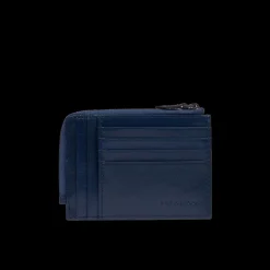Portacarte in pelle con zip-The Bridge Sale