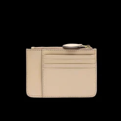Portacarte in pelle donna con zip-The Bridge