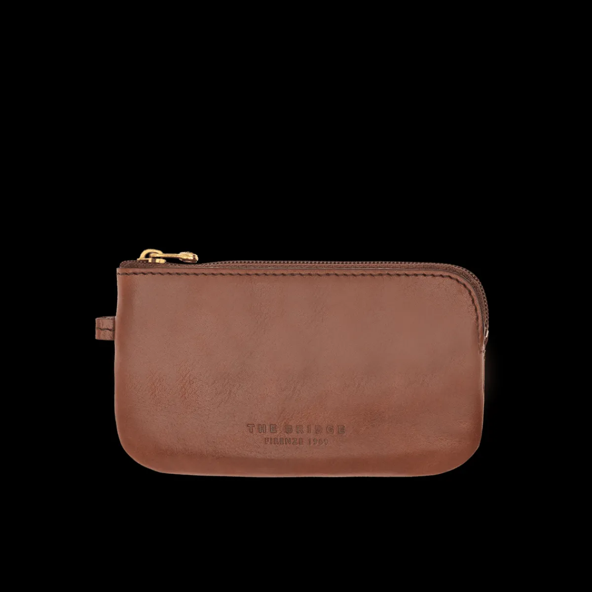Portachiavi in pelle con zip-The Bridge Sale