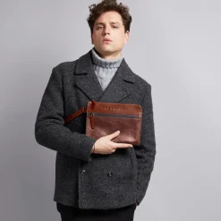 Portadocumenti in pelle uomo-The Bridge Discount